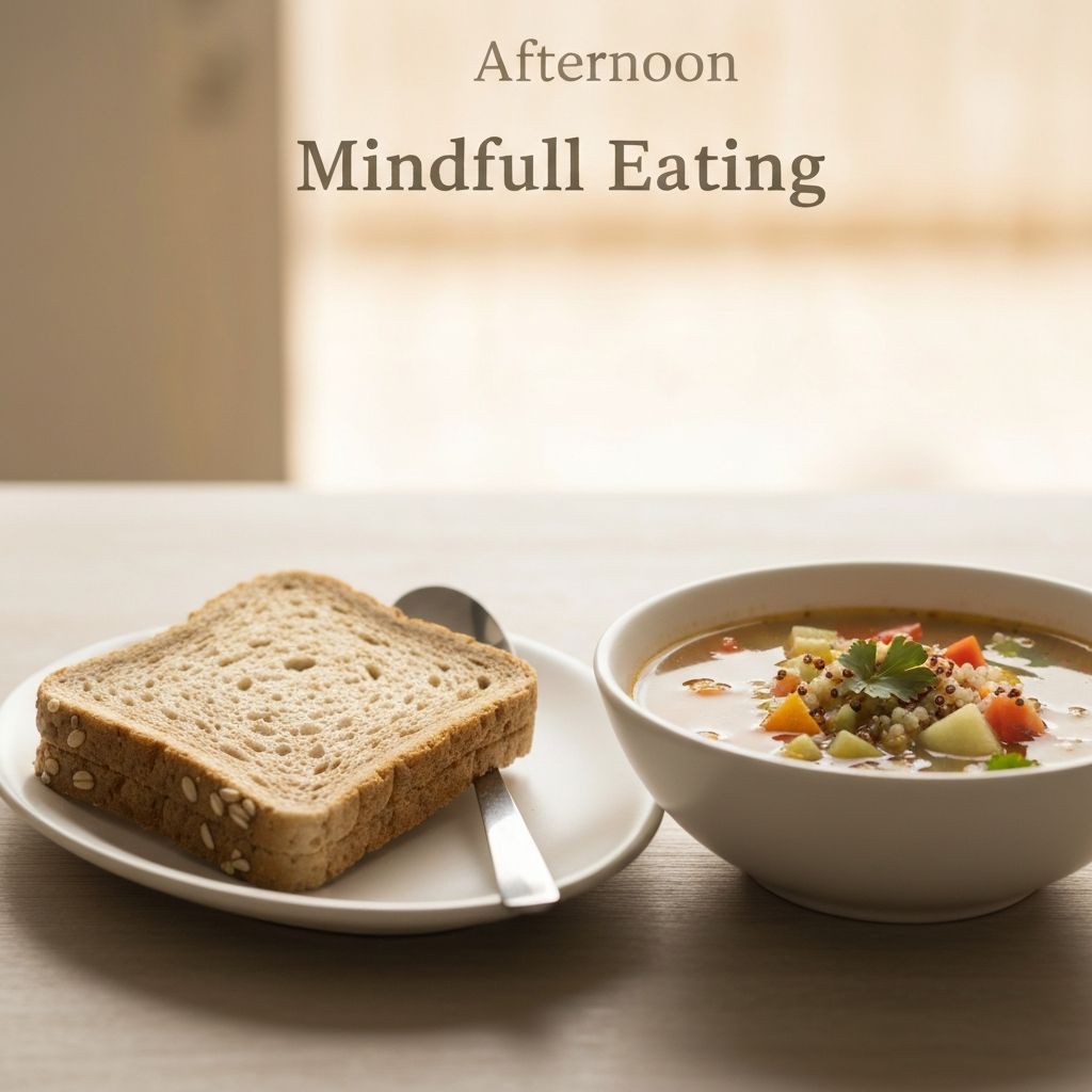 Afternoon eating awareness